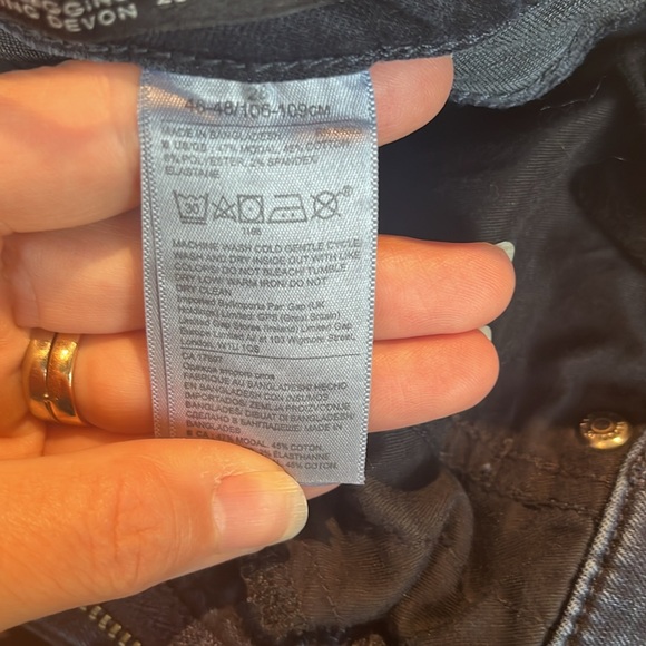 Banana Republic Premium Denim Black - Size 28 - Picture 5 of 7